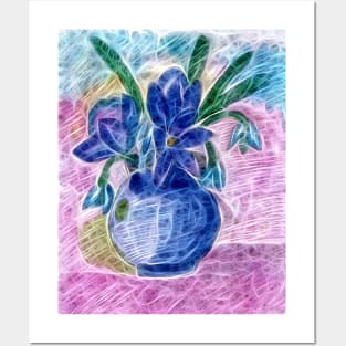 Bouquet of Delicate Spring Flowers Posters and Art